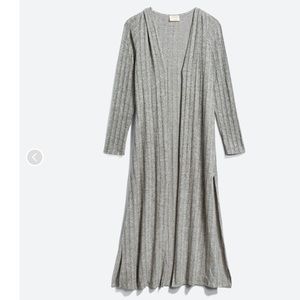 Roux Brushed Knit Duster Cardigan